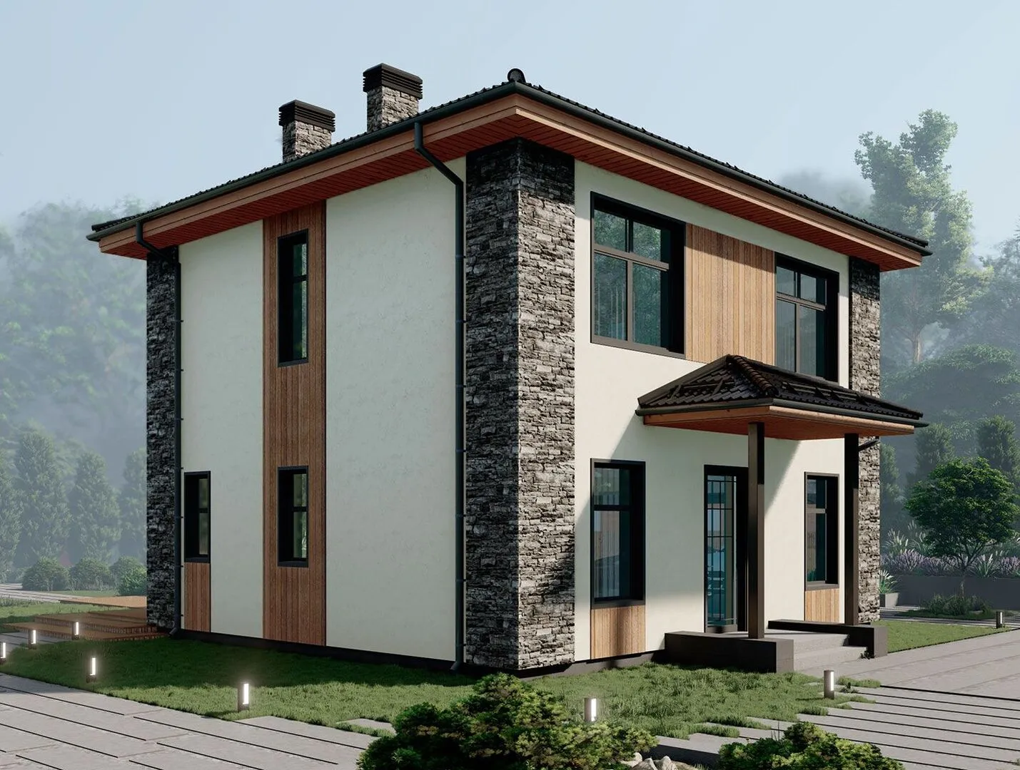 Двухэтажный проект Визе 118