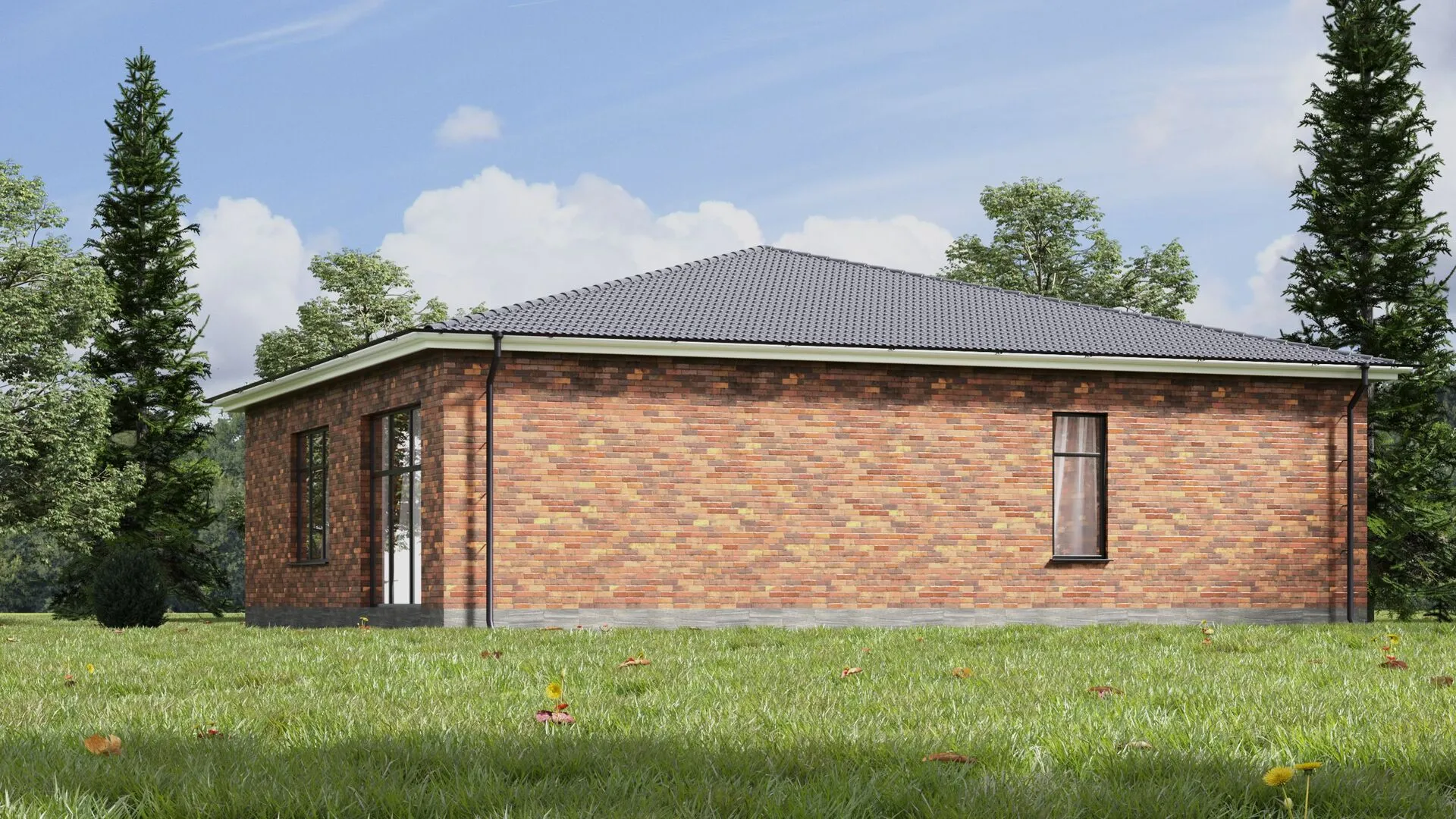 Индивидуальный жилой дом 124 м2