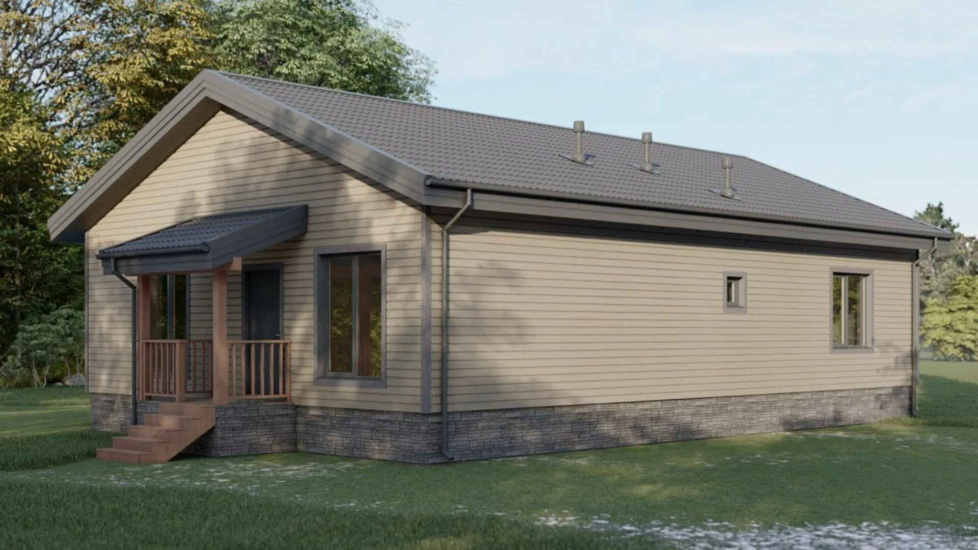 Одноэтажный дом РП-140