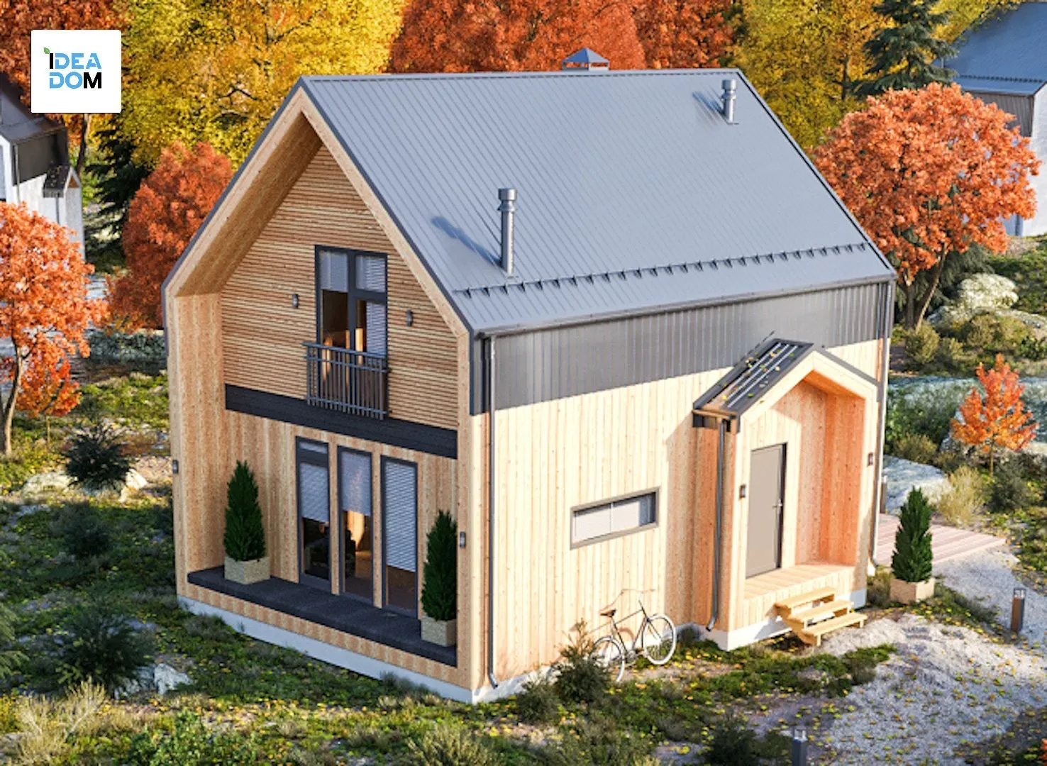 Двухэтажный барнхаус RAUM-88