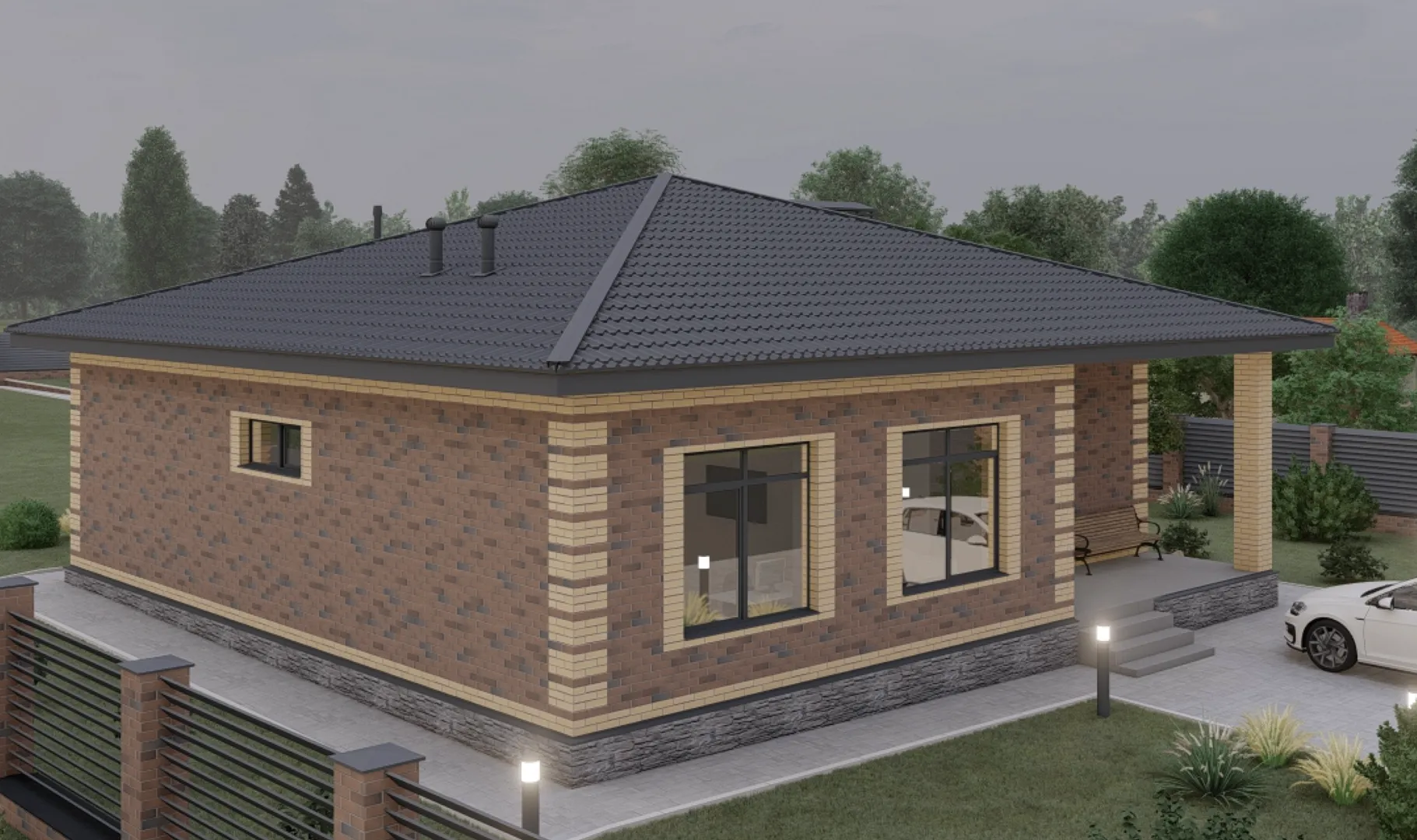 Кирпичный дом 