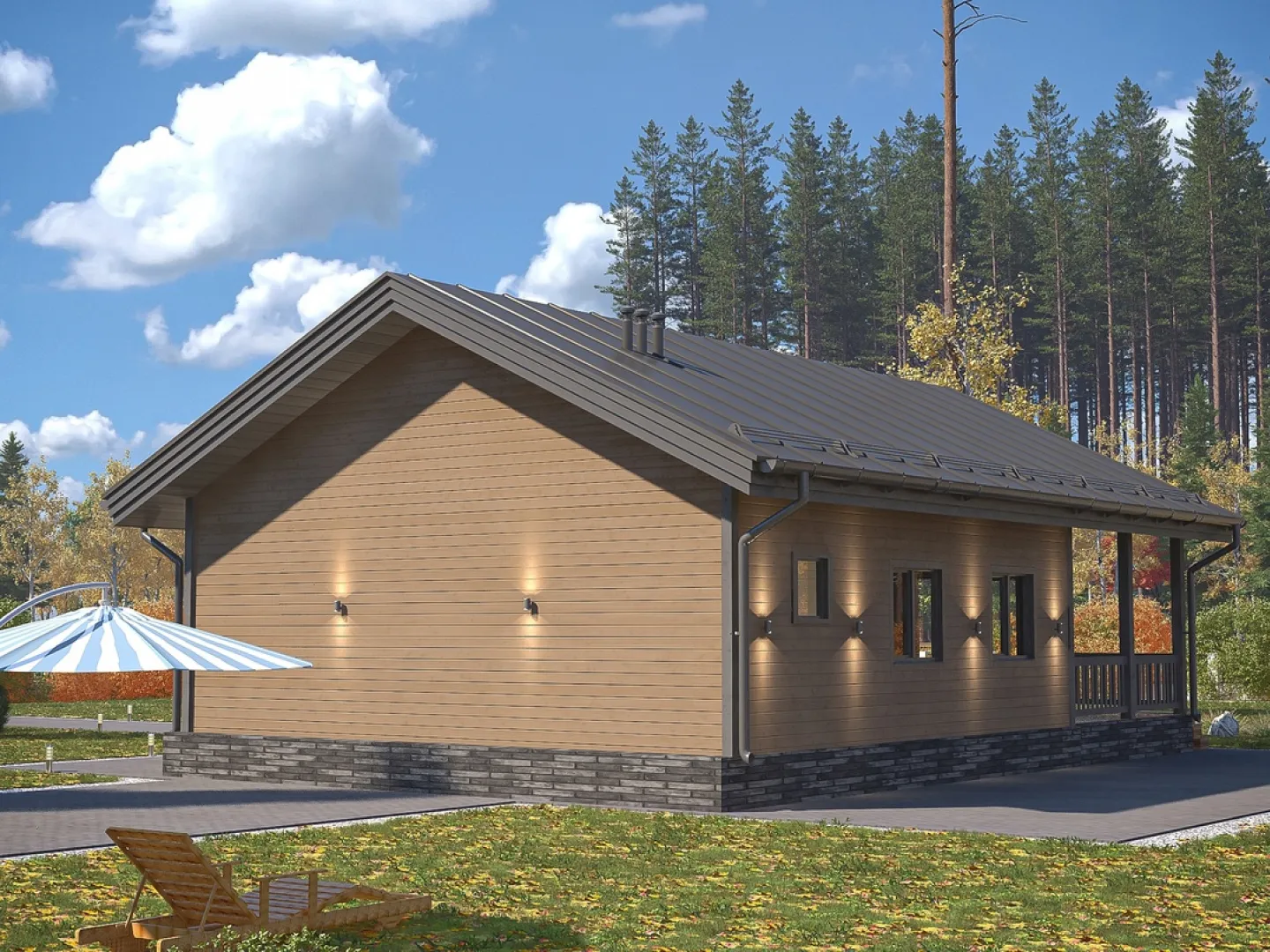 Каркасный дом 