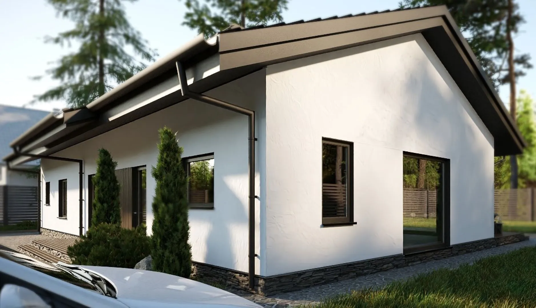 Одноэтажный дом АртДеко - Микеа 5 Лонг-135