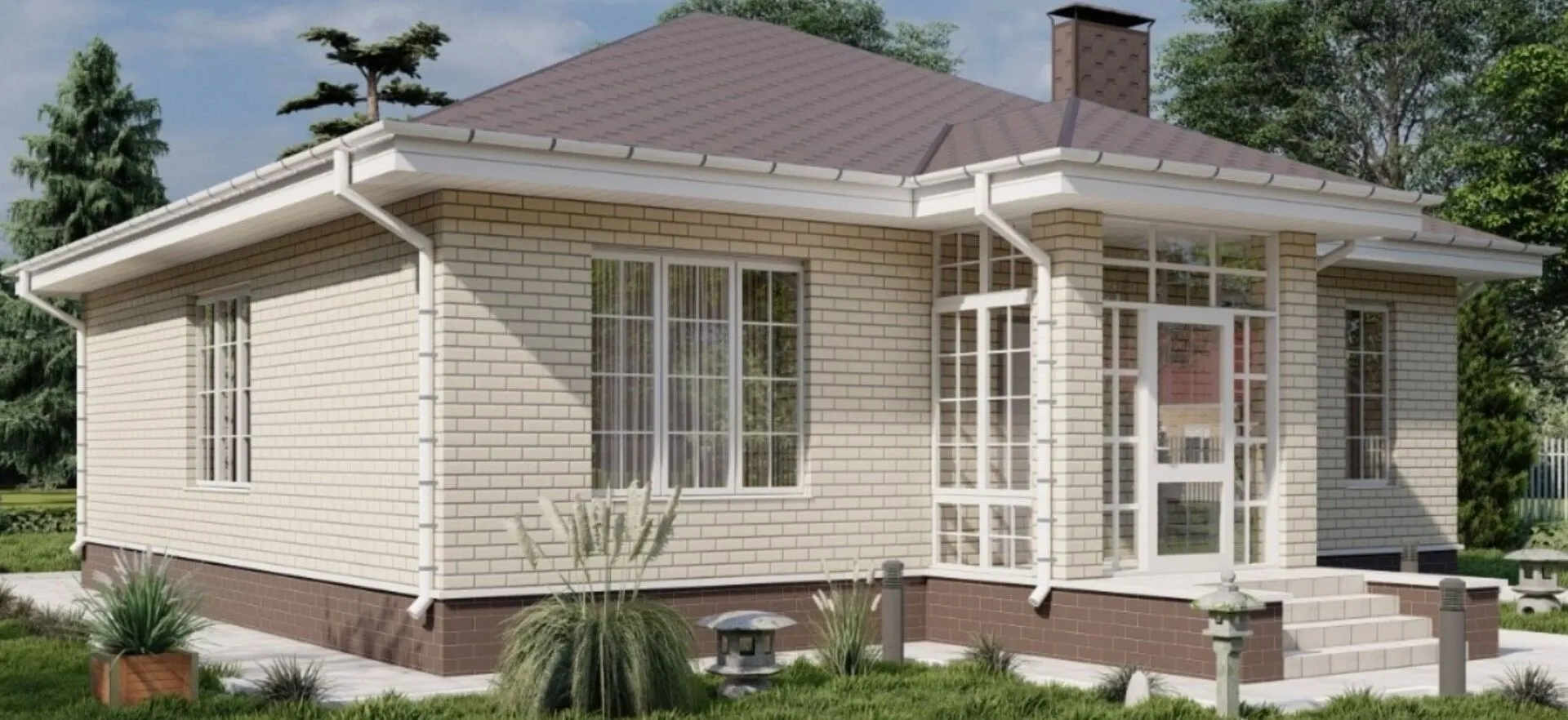 Одноэтажный дом НРК-102