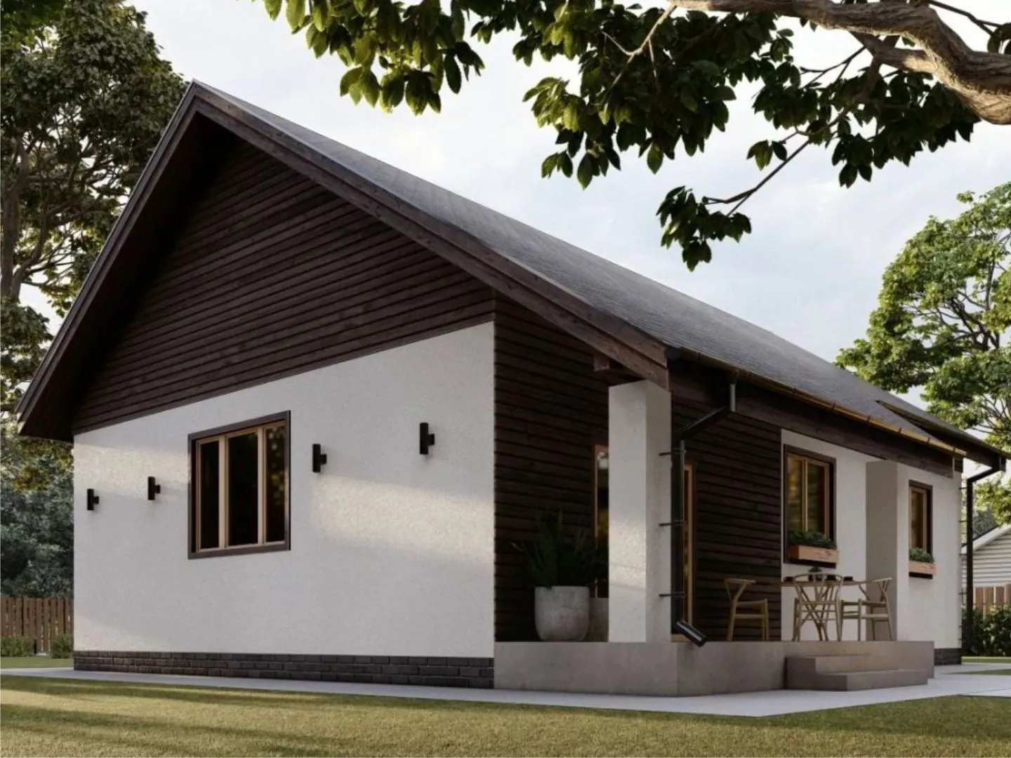 Одноэтажный дом 