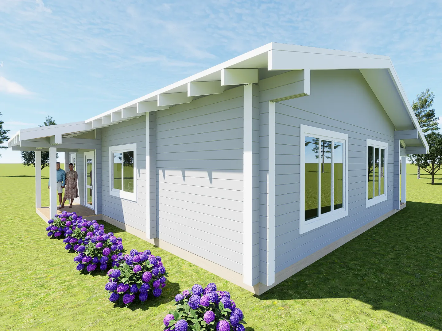 Дом из клееного бруса БД-112