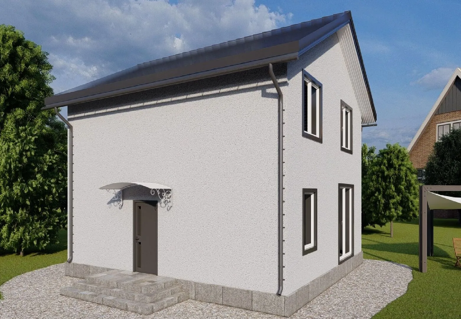 Двухэтажный дом ЭС-146